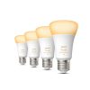 Hue E27 6W White Ambiance 4db szett led fényforrás Philips 8719514328280