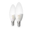 Hue E14 4W White Ambiance 2db szett led fényforrás Philips 8719514356733