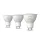 Hue GU10 4.2W White Ambiance Philips-8720169230095 3db szett led fényforrás