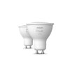 Hue GU10 4.2W White Philips-8720169230231 2db szett led fényforrás