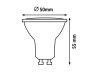 LED fényforrás GU10 7W 4000K Rabalux 1486