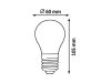 LED fényforrás E27 6,5W 4000K Rabalux 1609