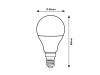 LED fényforrás E14 5W 470lm 3000K dimm Rabalux 2070