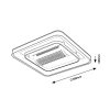 Aireon Rabalux-71341 mennyezeti ventilátoros lámpa