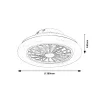 Dalfon Rabalux-71348 mennyezeti ventilátoros lámpa