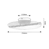 Norael Rabalux-71483 mennyezeti lámpa