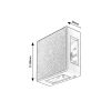 Lippa Rabalux 7318 kültéri led fali lámpa