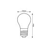 Filament LED Rabalux-79015 E27 2W 3000K 470lm