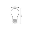 Filament LED Rabalux-79017 E27 4W 3000K 840lm