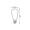 Filament LED Rabalux-79028 E27 4W 4000K 640lm