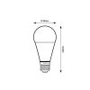 LED fényforrás Rabalux-79083 E27 7W 3000K 1450lm