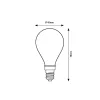 Filament LED Rabalux-79184 E14 6W 4000K 800lm
