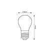 Filament LED Rabalux-79191 E27 7W 3000K 806lm