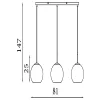 Balls Searchlight-1033-3CL függeszték