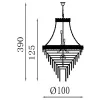 Louis Phillipe Searchlight-1711-102SB csillár