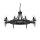 CARTWHEEL Searchlight 2428-8BK csillár