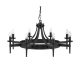 CARTWHEEL Searchlight 2428-8BK csillár
