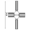 Imperial Searchlight-29984BK fürdőszobai lámpa