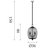 Shower Searchlight-30216-5GO csillár