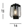 Reed Searchlight-44610BK-PIR kültéri mozgásérzékelős