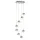 Marbles LED függeszték Searchlight 5848-8CC