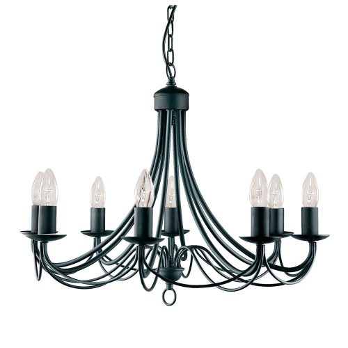 MAYPOLE Searchlight 6348-8BK csillár