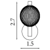 Luminique Searchlight-69411-1SB falikar