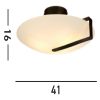 Sundial Searchlight-73990-3BK mennyezeti lámpa