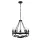 Cartwheel III Searchlight-8905-5BK csillár
