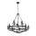 Cartwheel III Searchlight-8912-12BK csillár