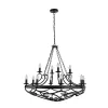 Cartwheel III Searchlight-8912-12BK csillár