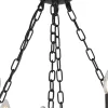Cartwheel III Searchlight-8912-12BK csillár