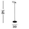 Space Searchlight-EU32803BK állólámpa