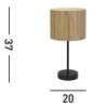 Meadow Searchlight-EU49712BK asztali lámpa