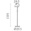 Adjustable Floor Searchlight-EU5026AB állólámpa