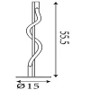 Serpent Searchlight-EU57212BK asztali lámpa