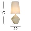 Apex Searchlight-EU88250WH asztali lámpa