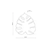 Monstera Sabia TK-10626 fali lámpa