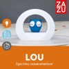 Lou kék bagoly éjszakai fény hangérzékelős Zazu ZA-LOU-02