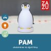 Pam pingvin sleeptrainer és éjjeli fény ZAZU ZA-PAM-01
