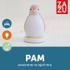 Pam rózsaszín pingvin sleeptrainer és éjjeli fény Zazu ZA-PAM-03