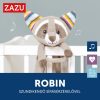 Robin mosómedve szundi kendő sírásérzékelővel ZAZU ZA-ROBIN-01