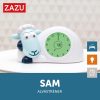 Sam kék bárány ébresztőóra és éjjeli fény gyerekeknek Zazu ZA-SAM-02