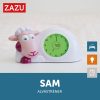 Sam rózsaszín bárány ébresztőóra és éjjeli fény gyerekeknek Zazu ZA-SAM-03