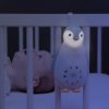 Zoe kék pingvin vezeték nélküli music box és éjszakai fény Zazu ZA-ZOE-02