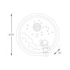 Focus ZU-MX4020-1-DWD mennyezeti