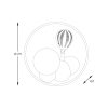 Focus ZU-MX4148-1-DWFD mennyezeti