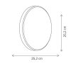 Roly 15W klausen-KL121070 kültéri fali lámpa