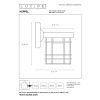 Keppel Lucide-29824-01-30 kültéri fali lámpa