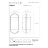 Capsule Lucide-29897-01-31 kültéri fali lámpa